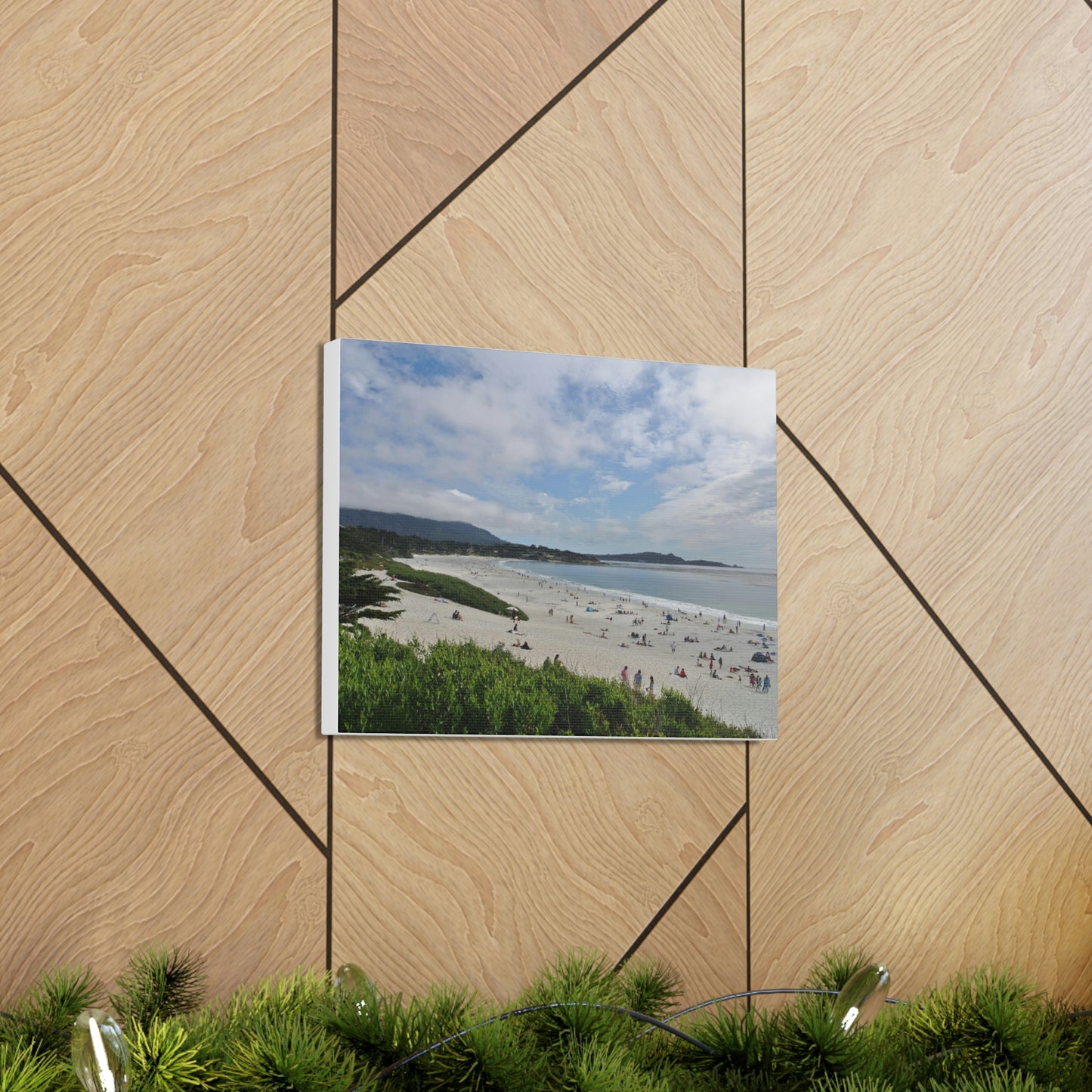 Carmel Beach Wall Canvas - The Trip Window