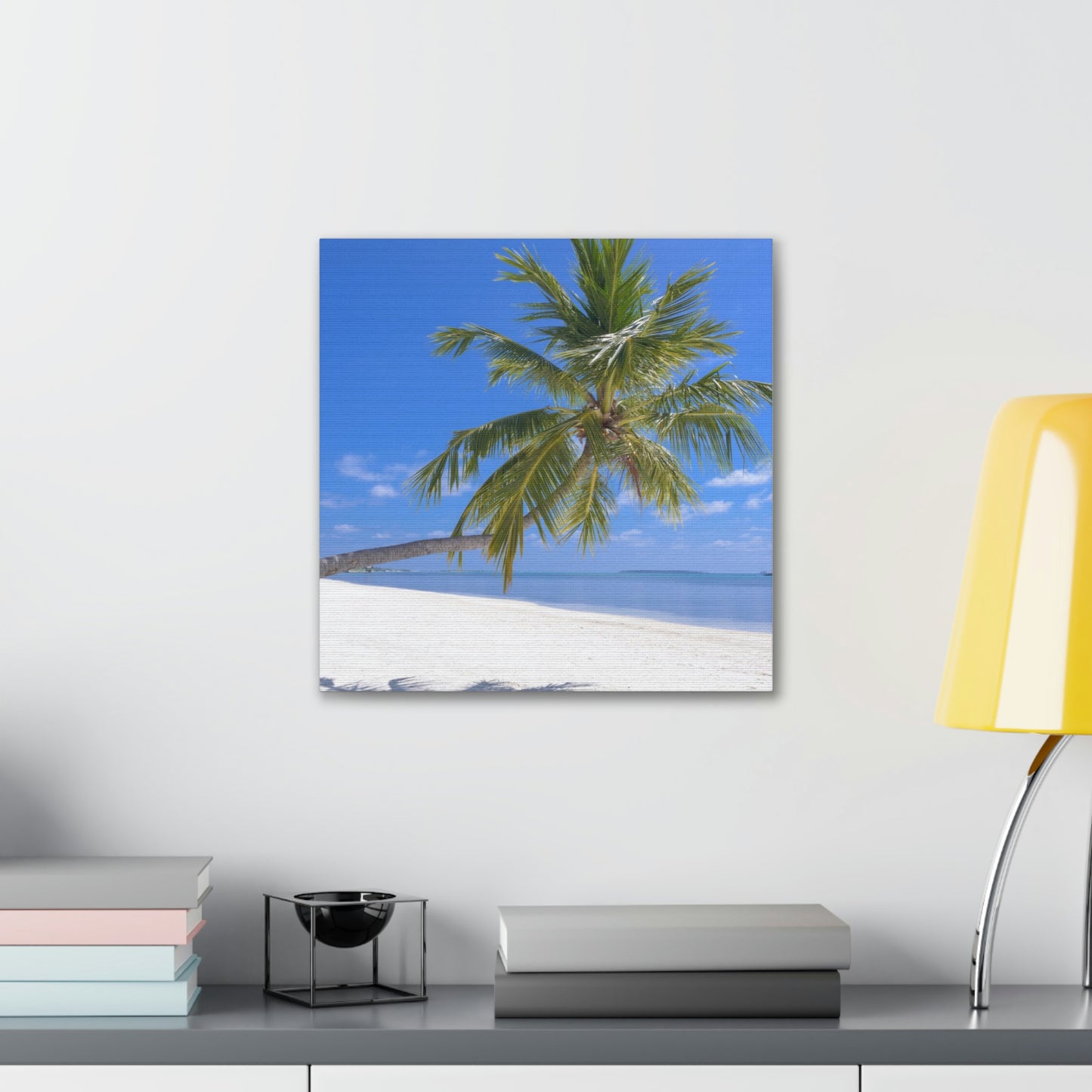 Maldives Island Paradise Wall Canvas Print - The Trip Window