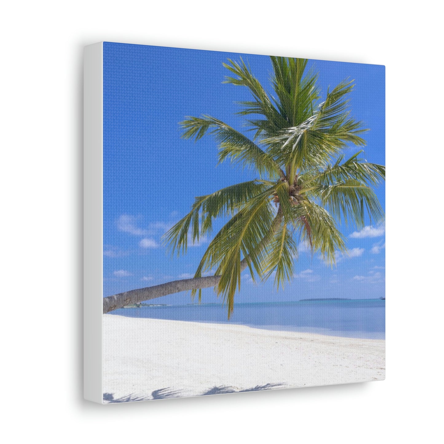 Maldives Island Paradise Wall Canvas Print - The Trip Window