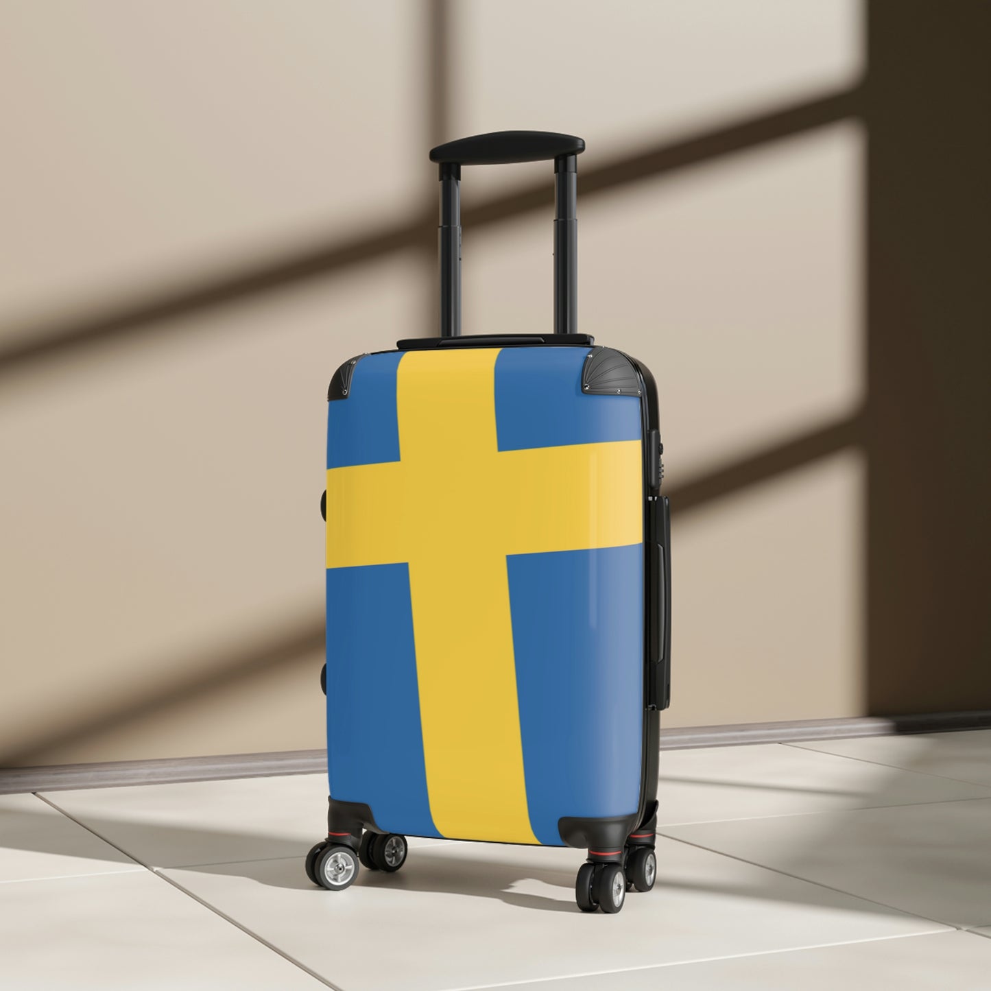 The Native Suitcase - Swedish Flag