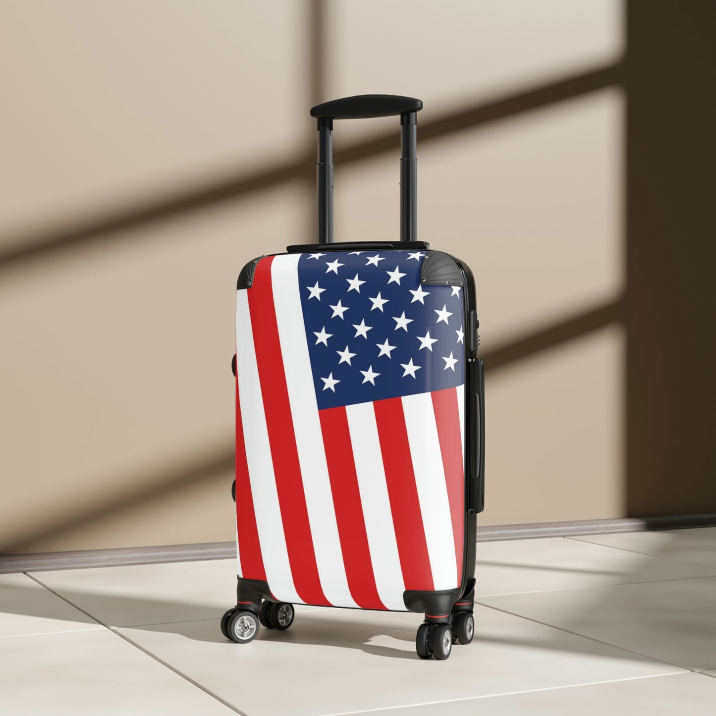 The Native Suitcase - USA Stars & Stripes