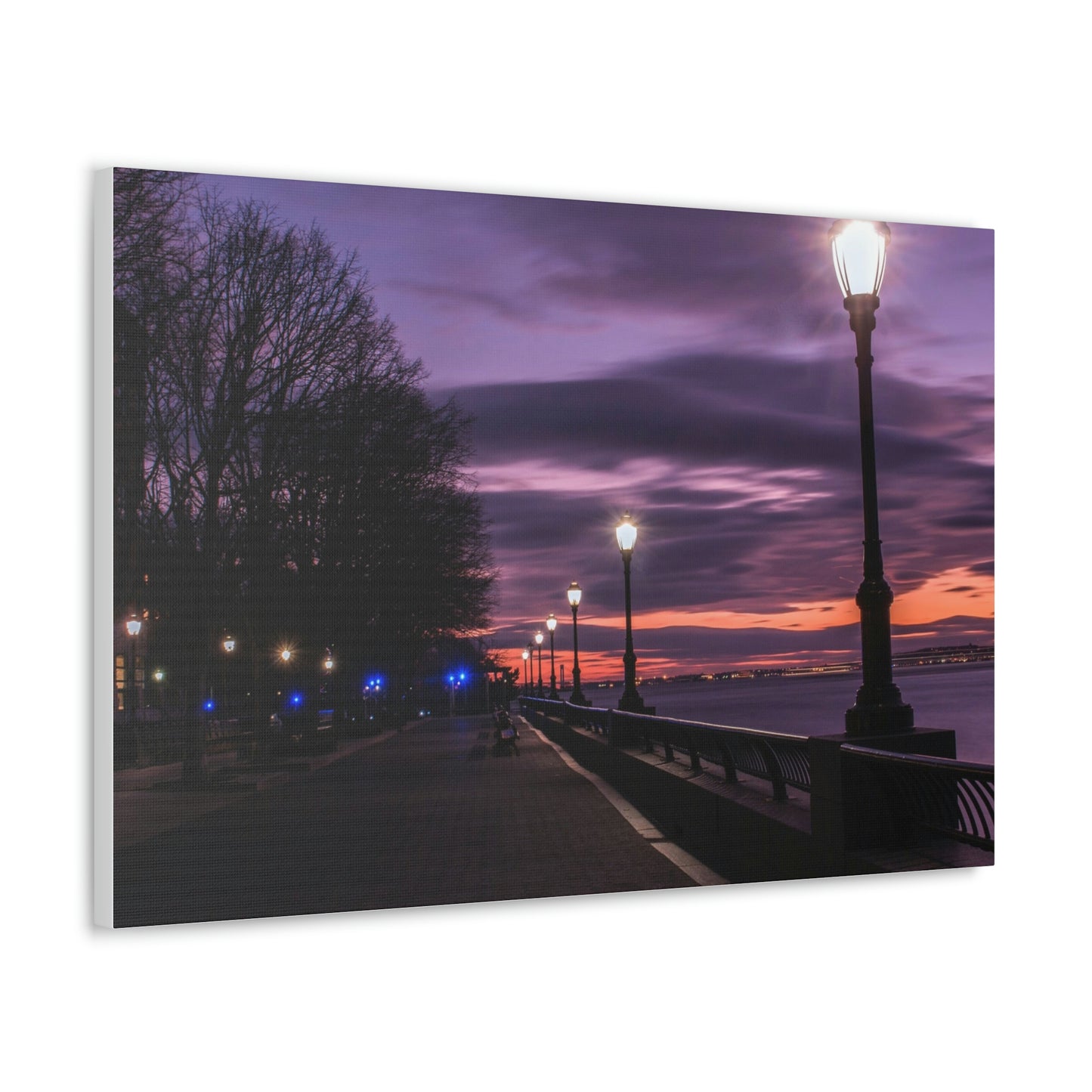 Boardwalk at Sunset Wall Canvas - The Trip Window
