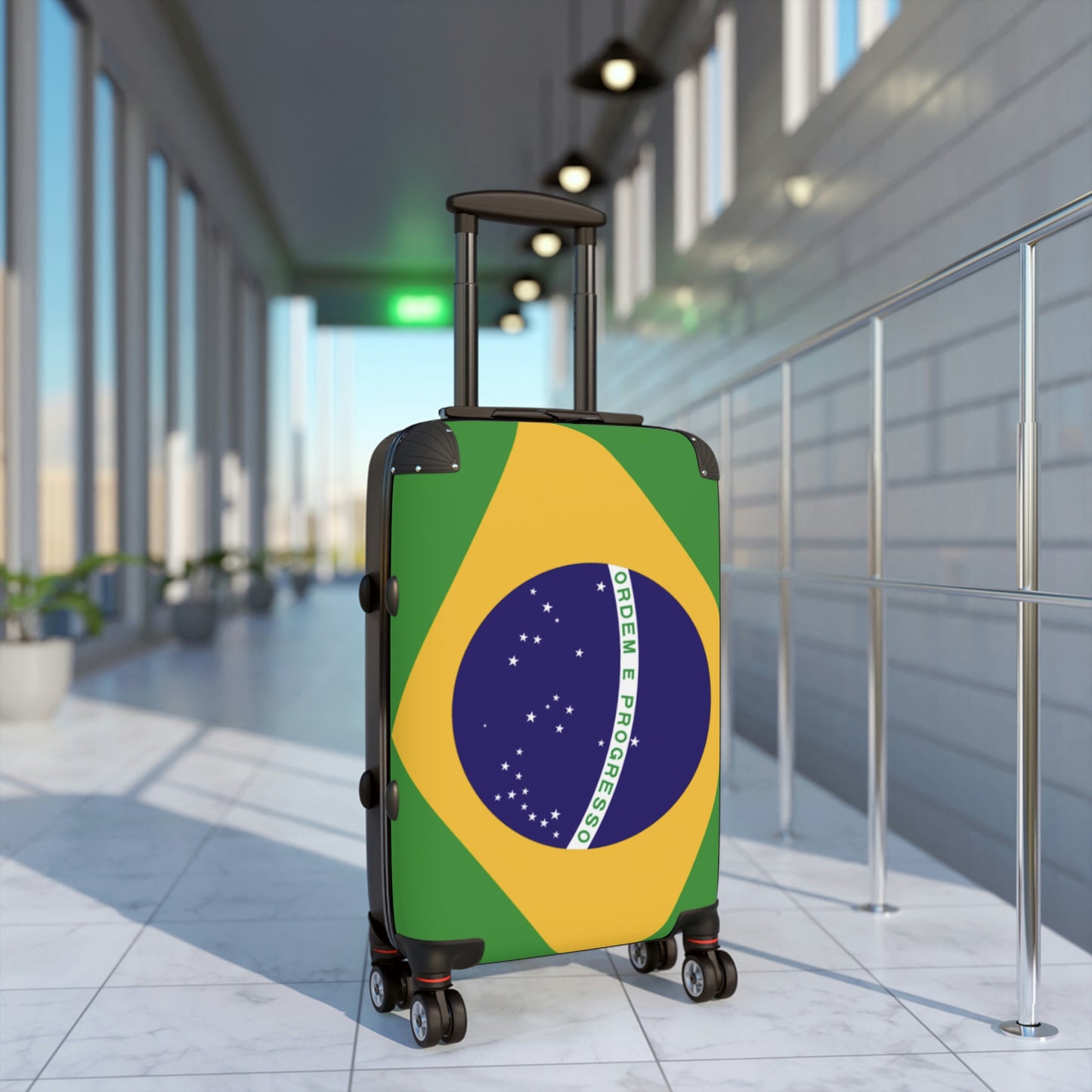 The Native Suitcase - Brazil Flag