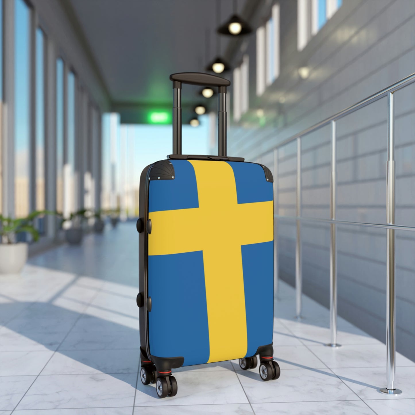 The Native Suitcase - Swedish Flag