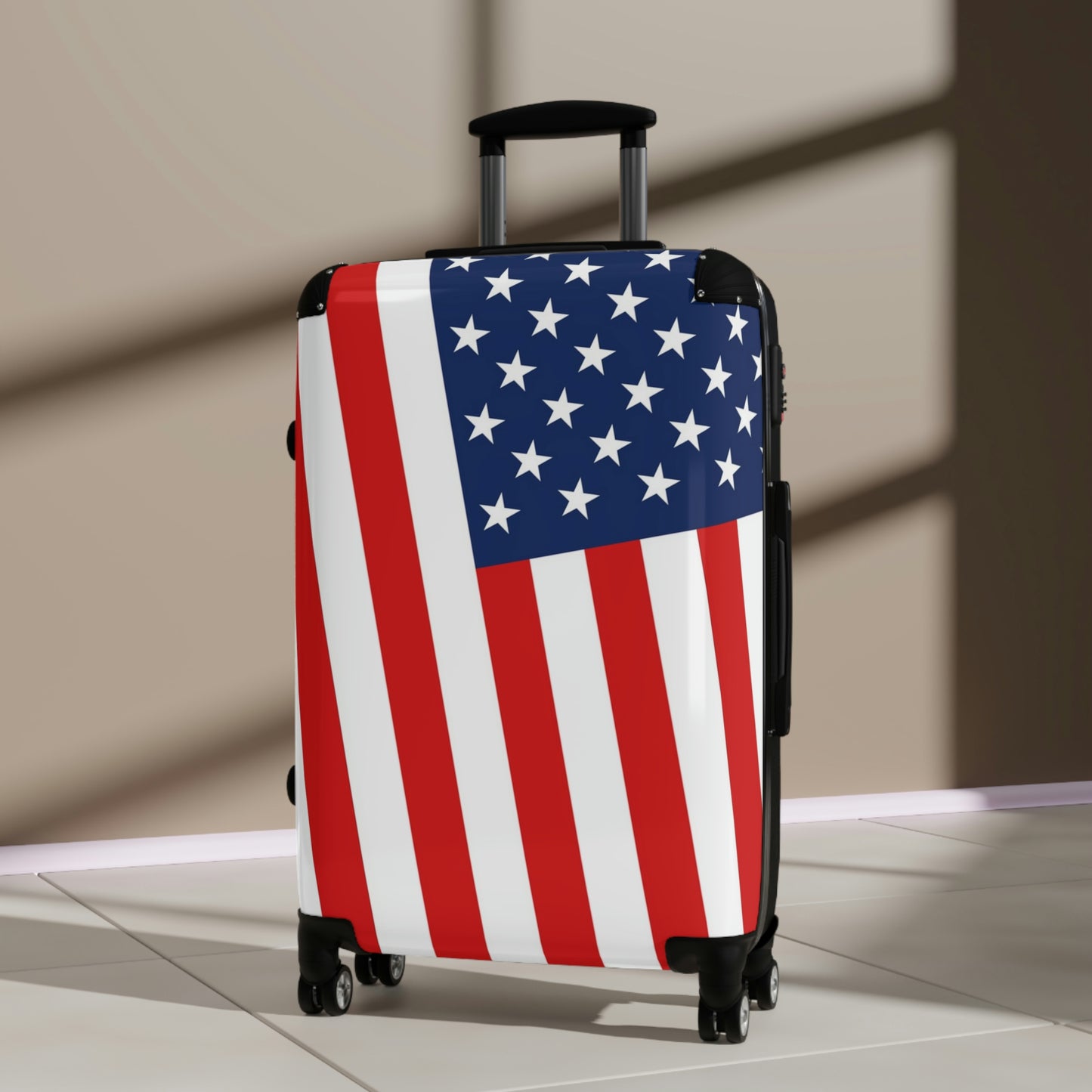 The Native Suitcase - USA Stars & Stripes