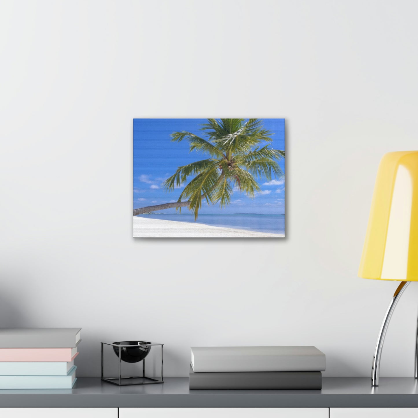 Maldives Island Paradise Wall Canvas Print - The Trip Window