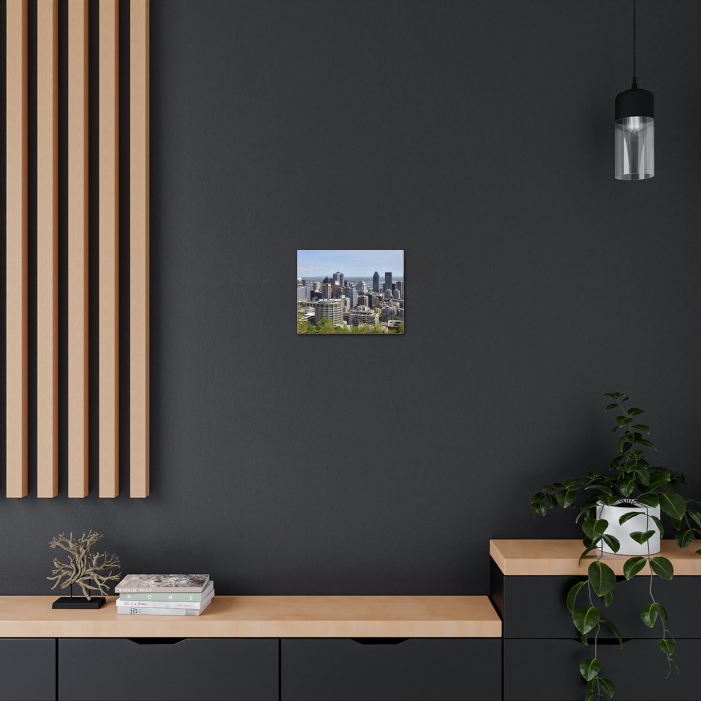 Montreal Skyline Wall Canvas - The Trip Window