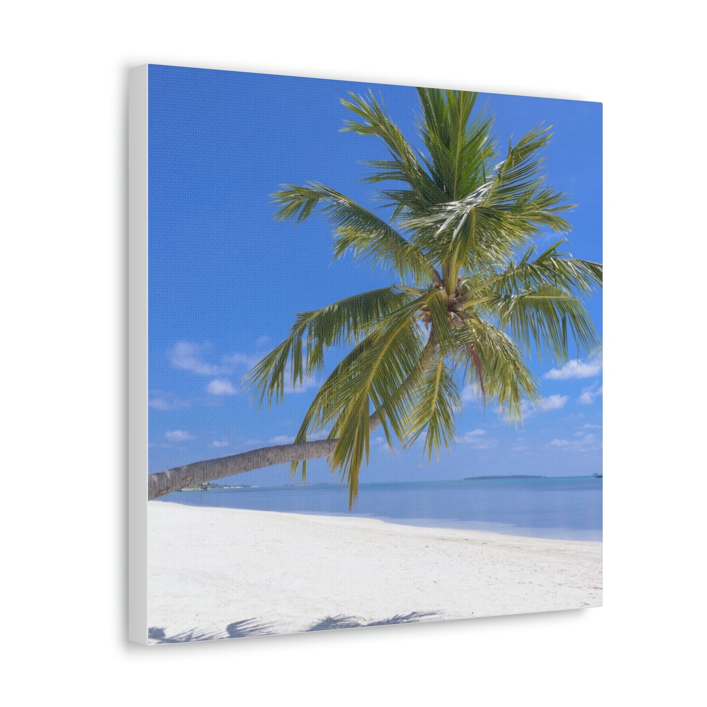 Maldives Island Paradise Wall Canvas Print - The Trip Window