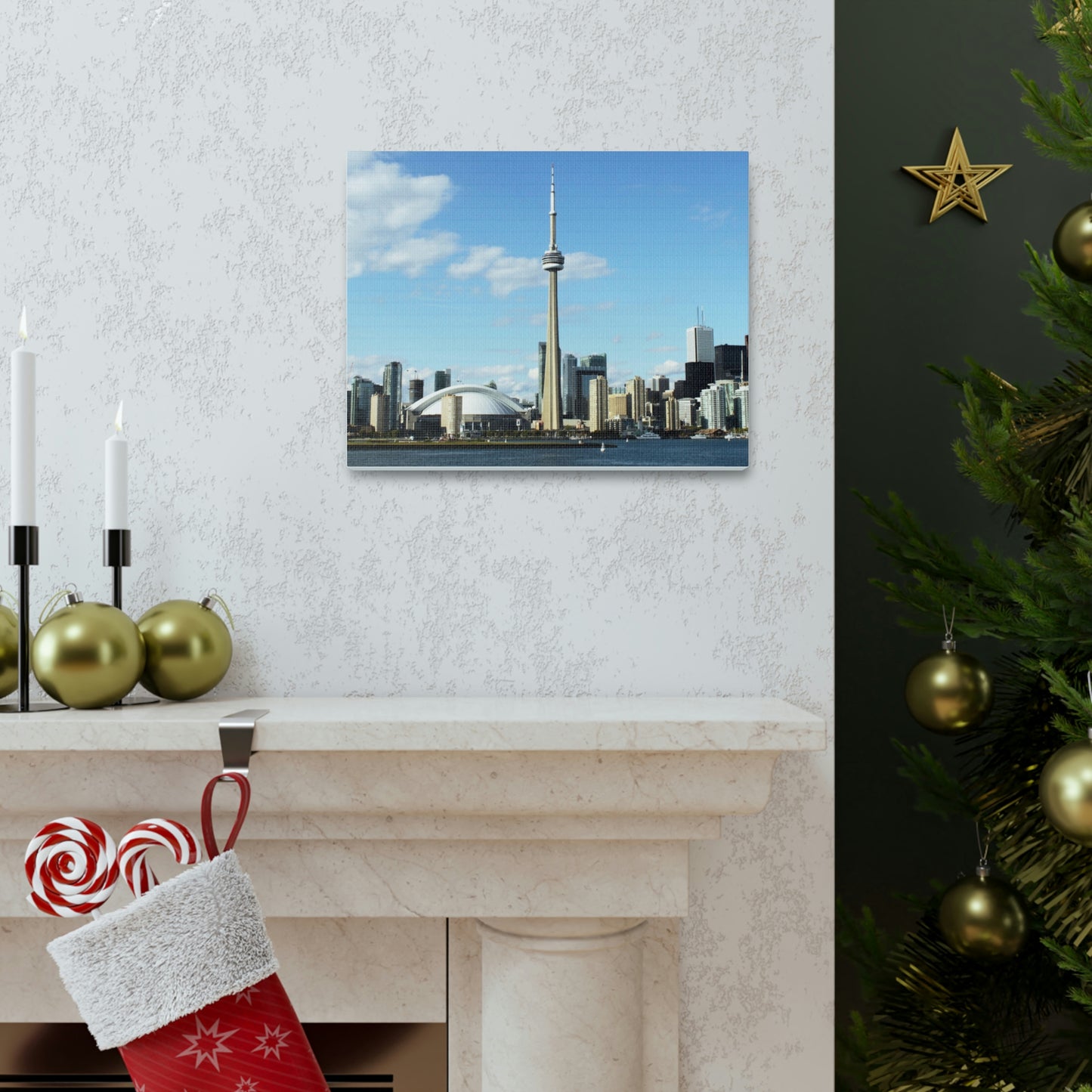 Toronto Skyline Wall Canvas - The Trip Window