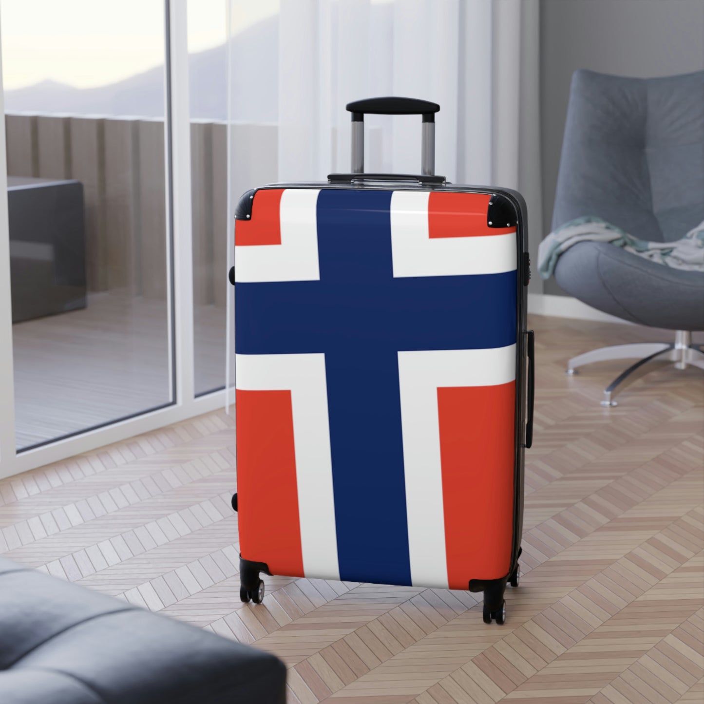 The Native Suitcase - Norwegian Flag