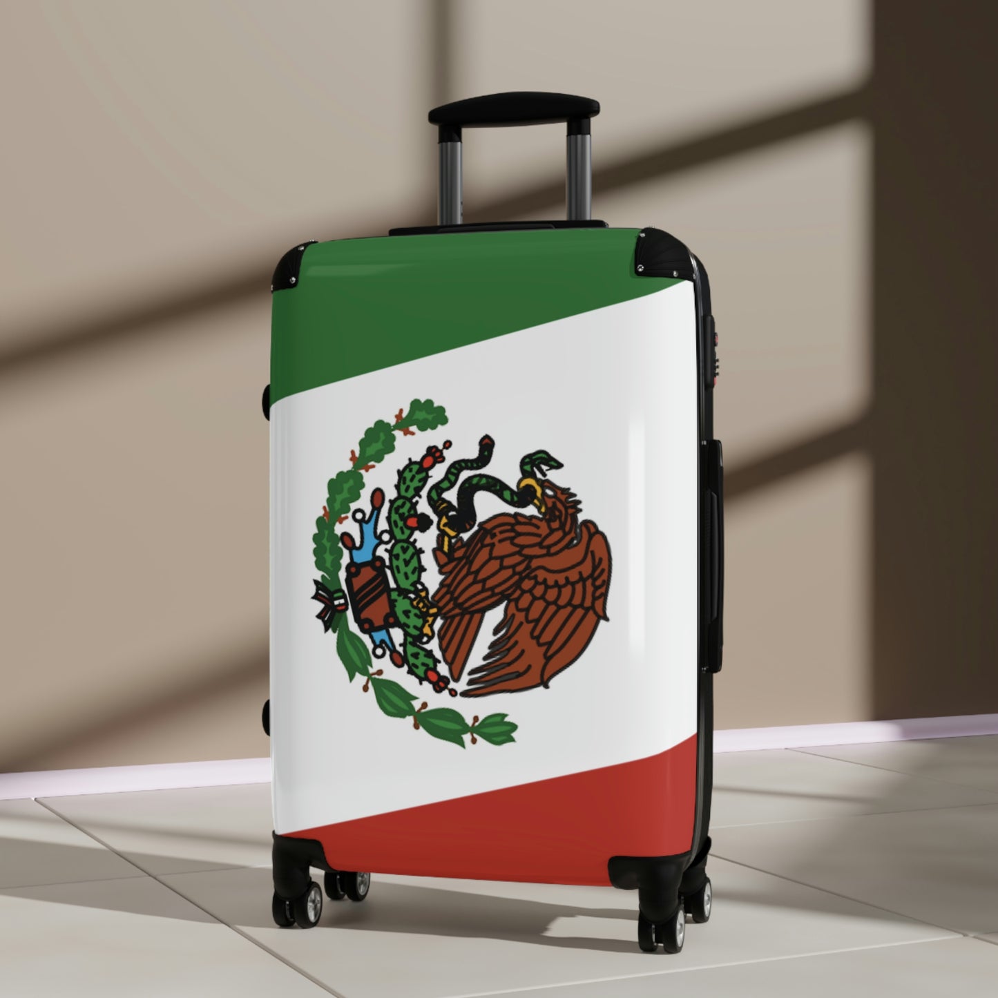 The Native Suitcase - Mexico Flag