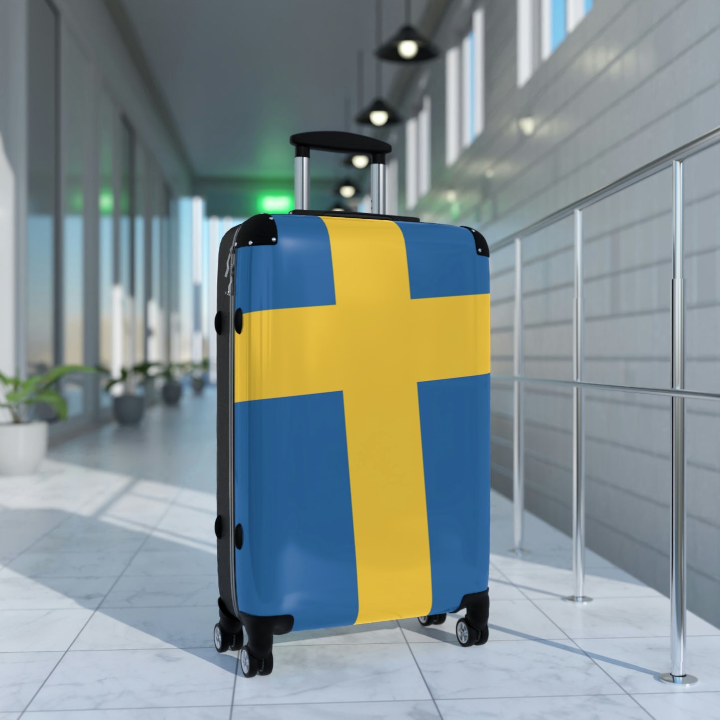 The Native Suitcase - Swedish Flag