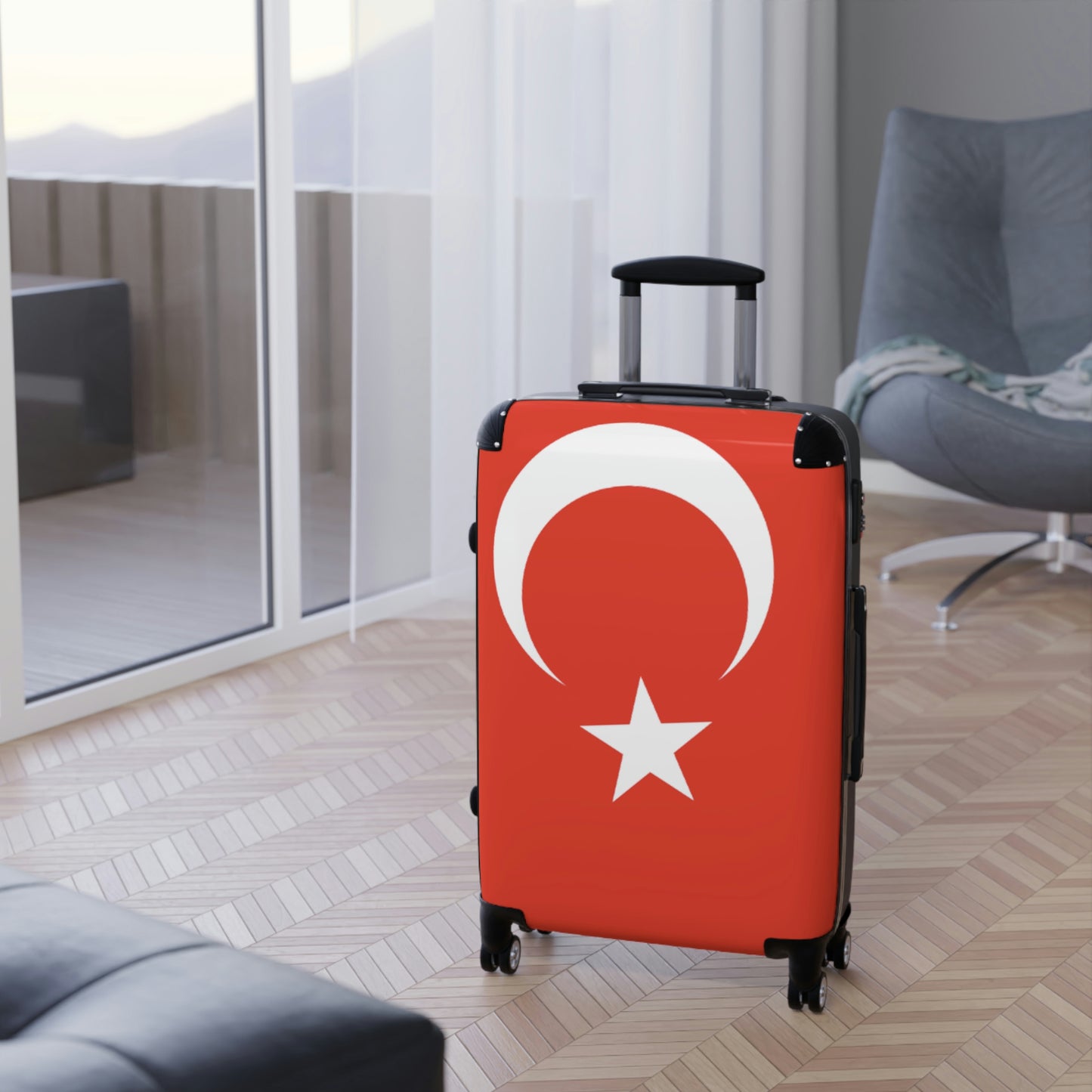 The Native Suitcase - Turkey Flag