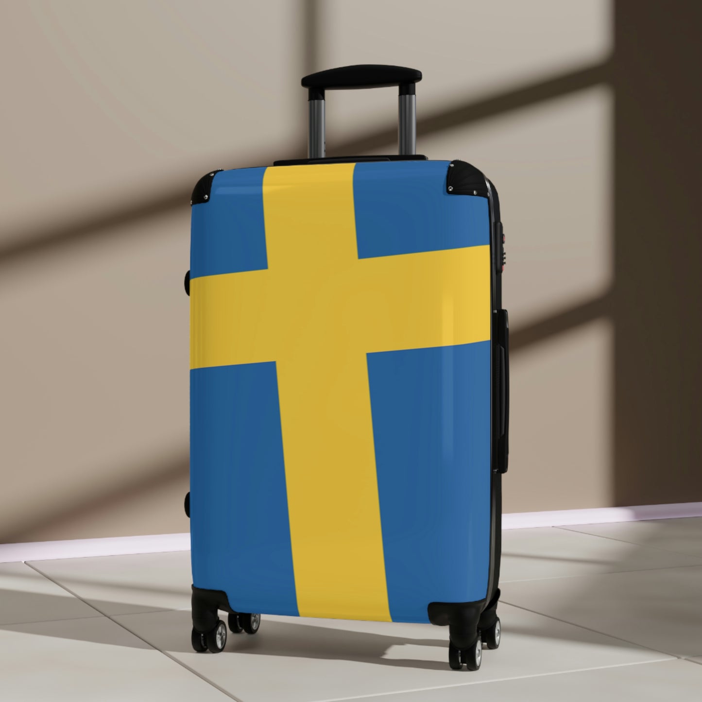 The Native Suitcase - Swedish Flag