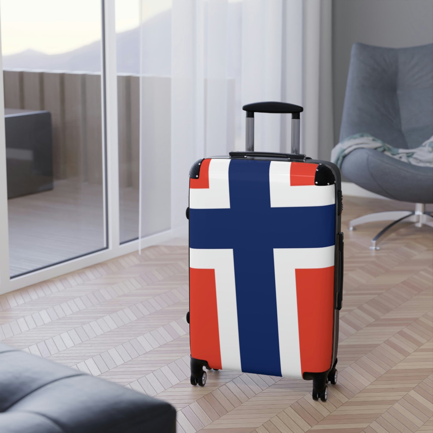 The Native Suitcase - Norwegian Flag