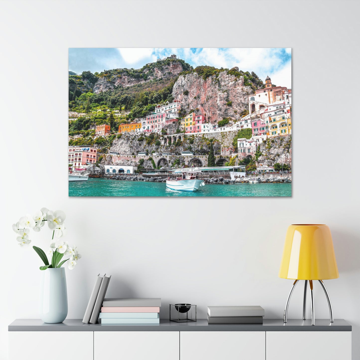 Amalfi Coast, Italy Wall Canvas - The Trip Window