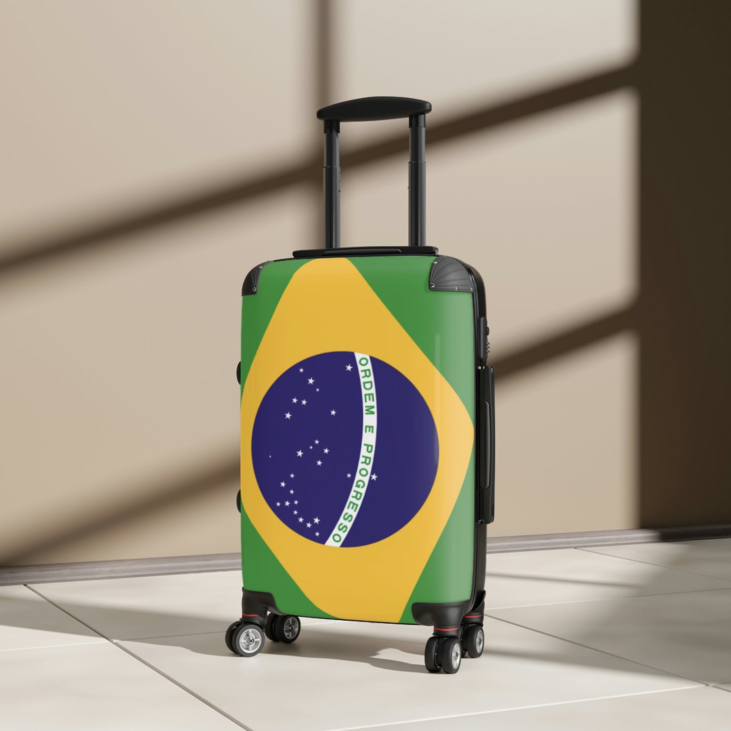 The Native Suitcase - Brazil Flag