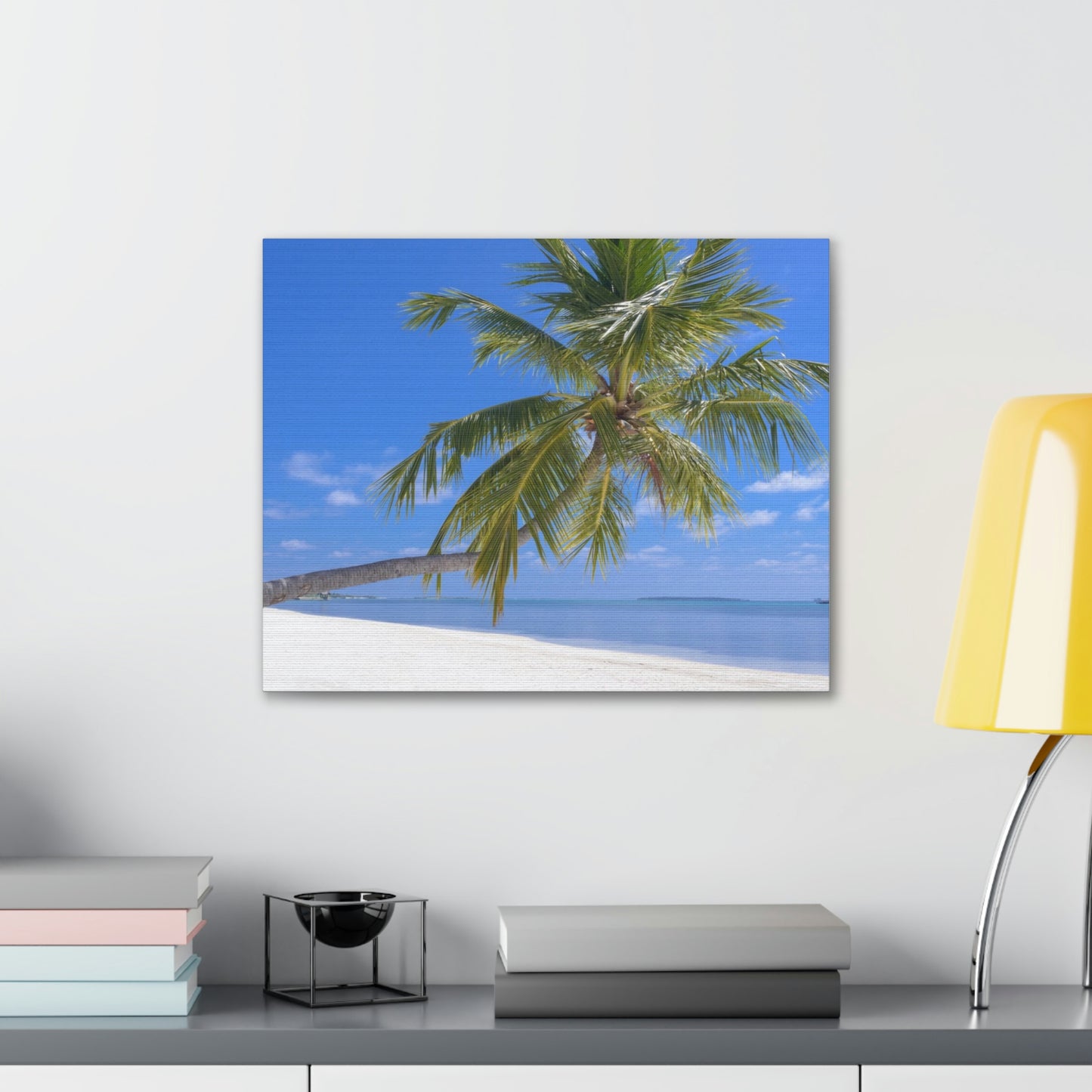 Maldives Island Paradise Wall Canvas Print - The Trip Window