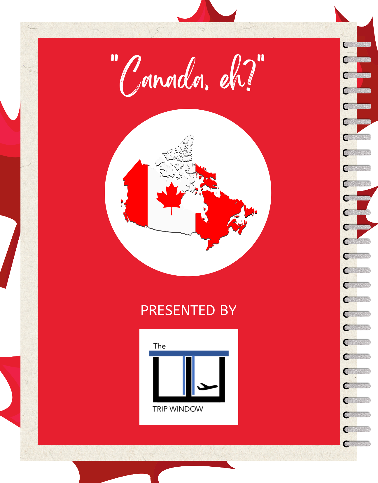Canada Travel Digital Planner and Journal - Trip Organizer - Travel Journal and Expense Tracker - The Trip Window
