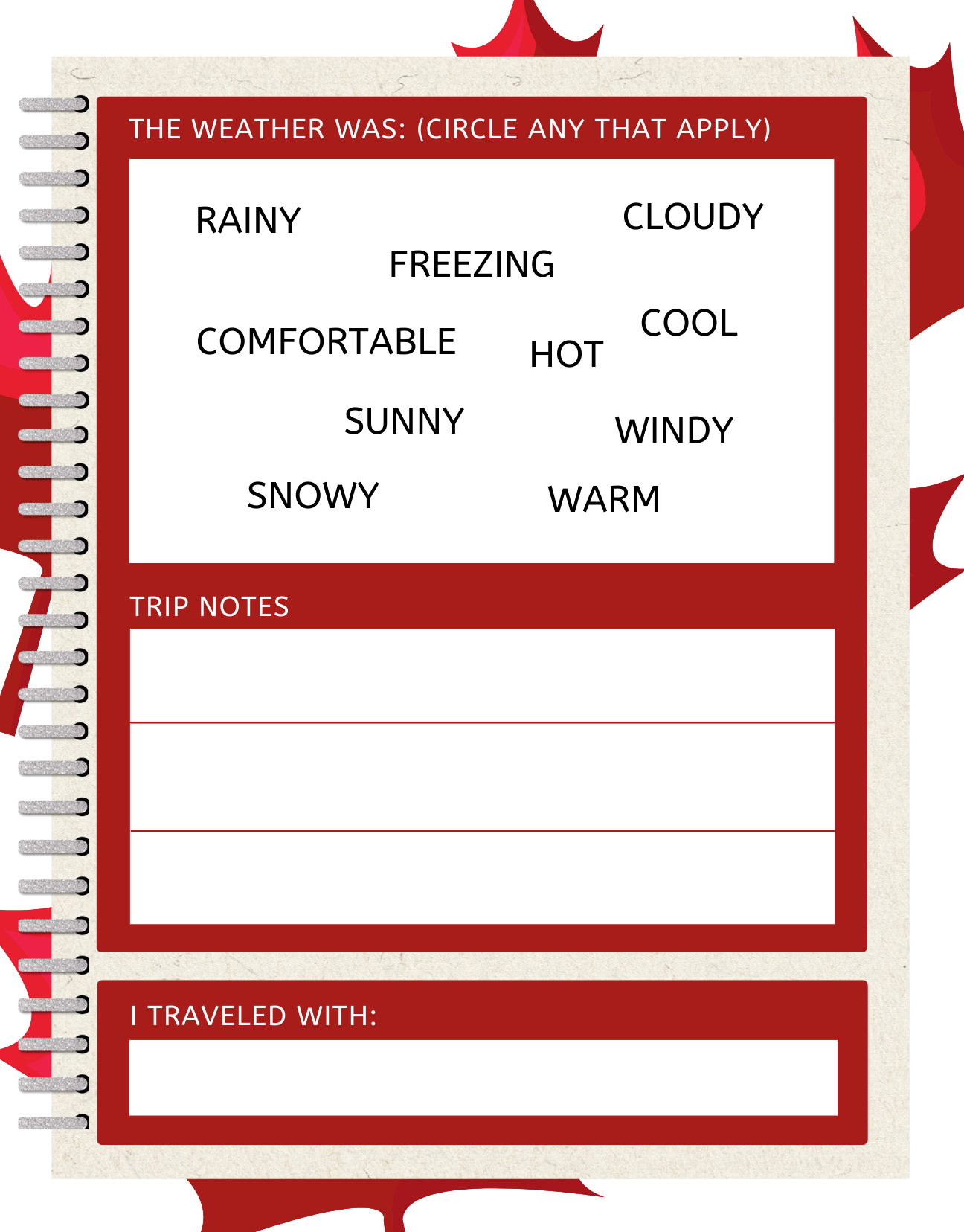 Canada Travel Digital Planner and Journal - Trip Organizer - Travel Journal and Expense Tracker - The Trip Window