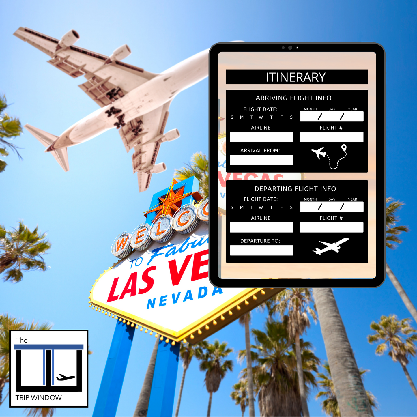 Bachelorette / Bachelor Party Trip Planner - Vegas Weekend Travel Digital Planner - Instant Download