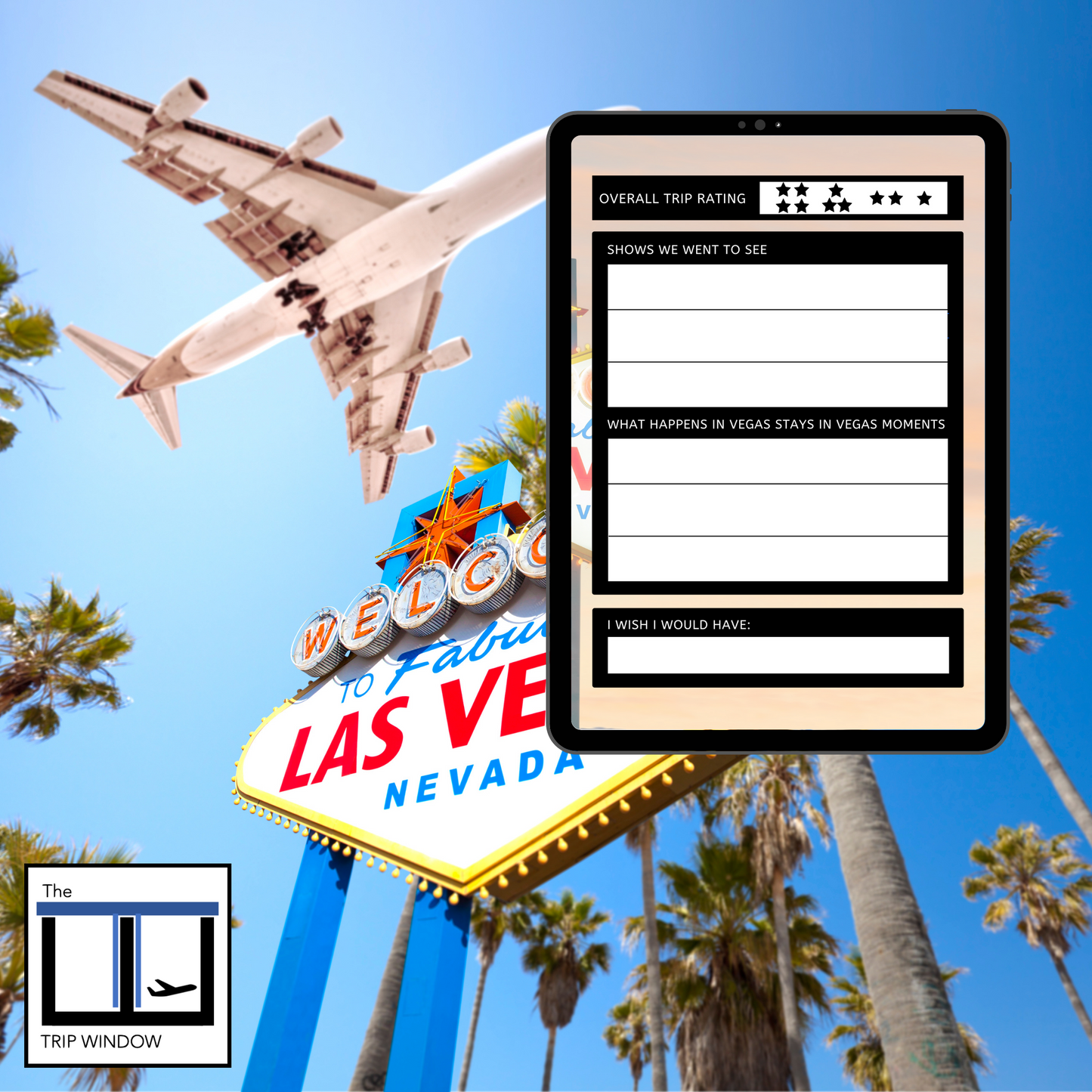 Bachelorette / Bachelor Party Trip Planner - Vegas Weekend Travel Digital Planner - Instant Download
