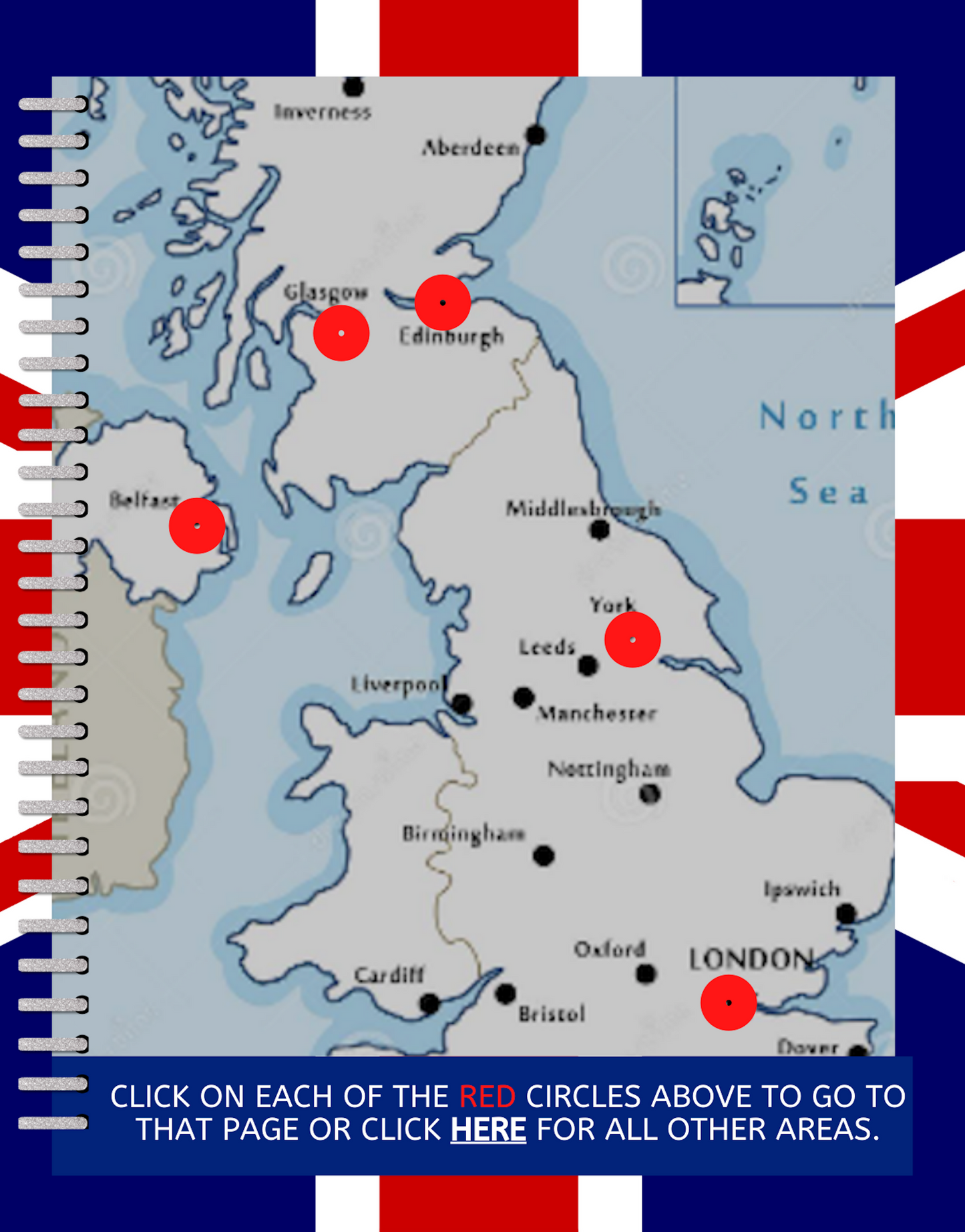 UK Travel Digital Planner and Journal - Trip Organizer - Travel Journal and Expense Tracker - The Trip Window