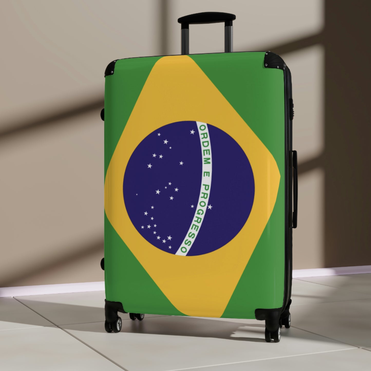 The Native Suitcase - Brazil Flag