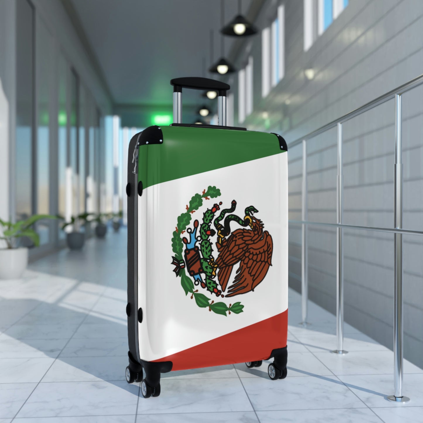 The Native Suitcase - Mexico Flag