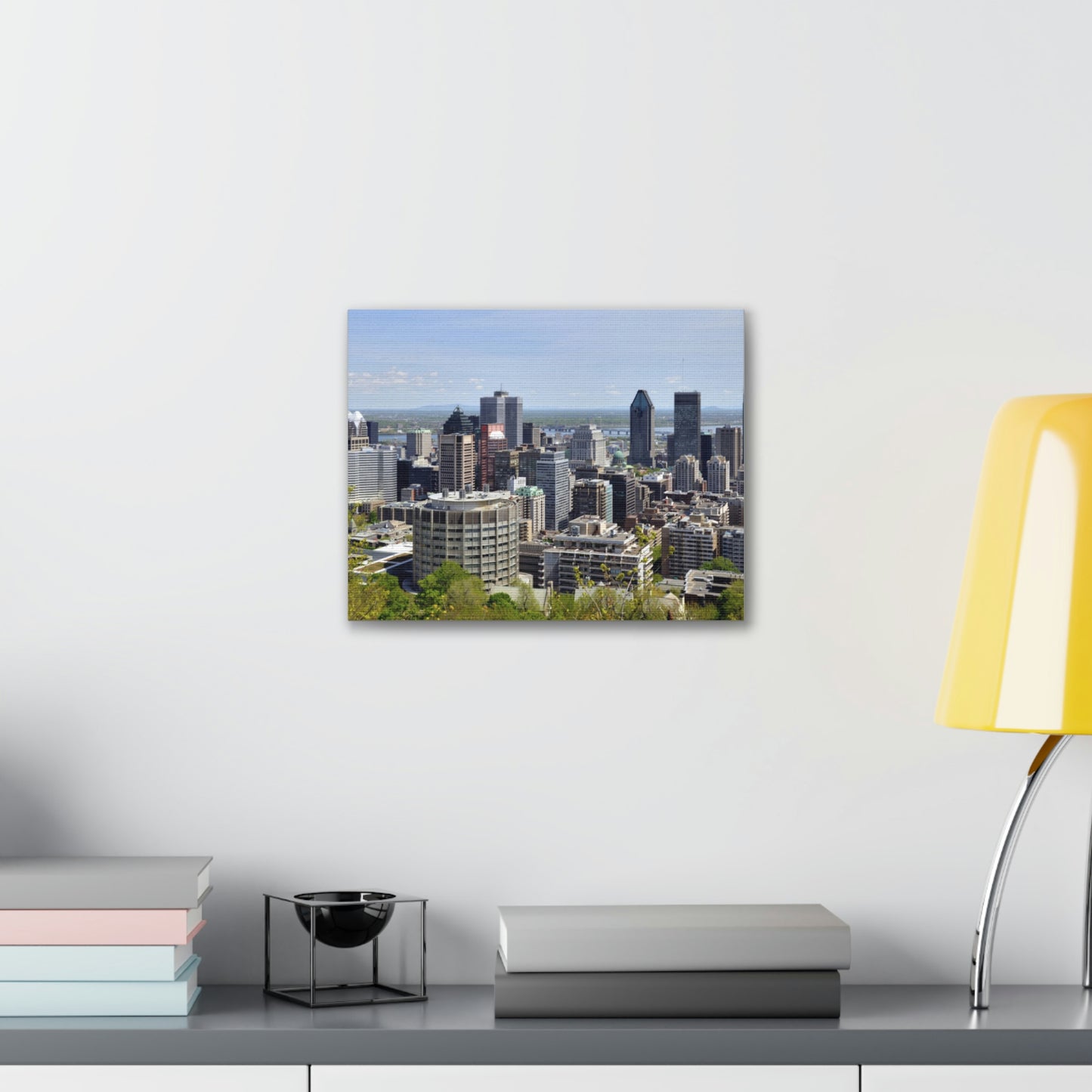 Montreal Skyline Wall Canvas - The Trip Window