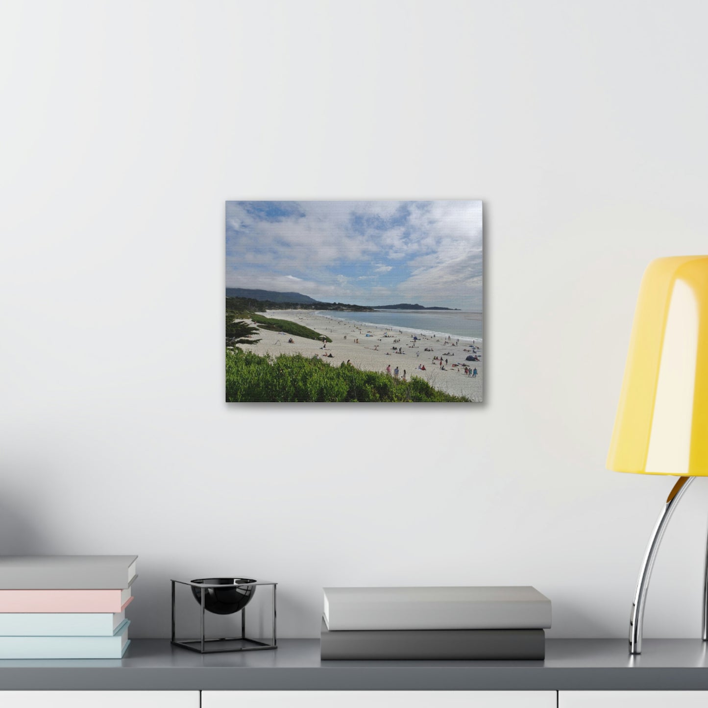 Carmel Beach Wall Canvas - The Trip Window