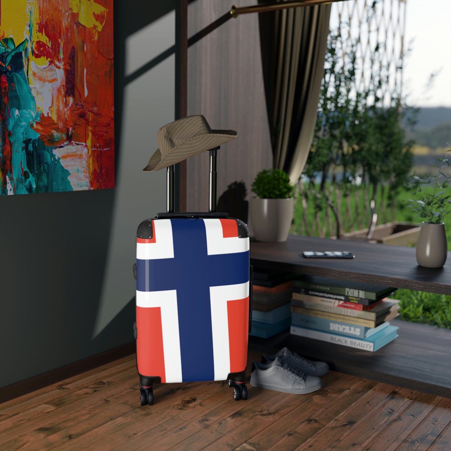 The Native Suitcase - Norwegian Flag