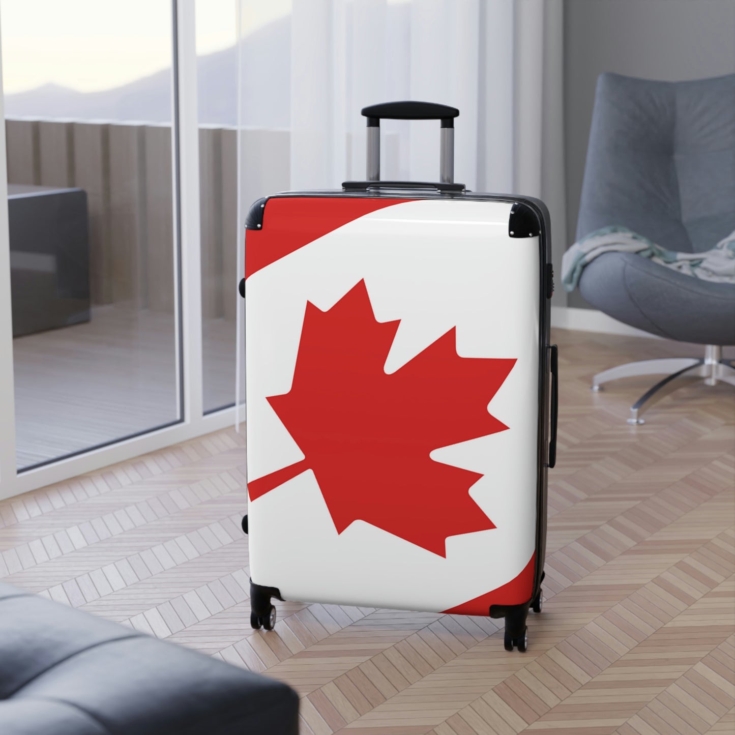 The Native Suitcase - Canada Maple Leaf