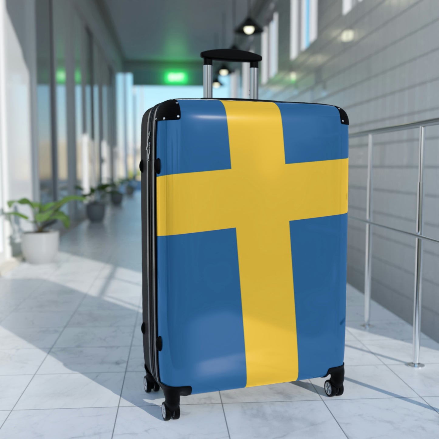 The Native Suitcase - Swedish Flag