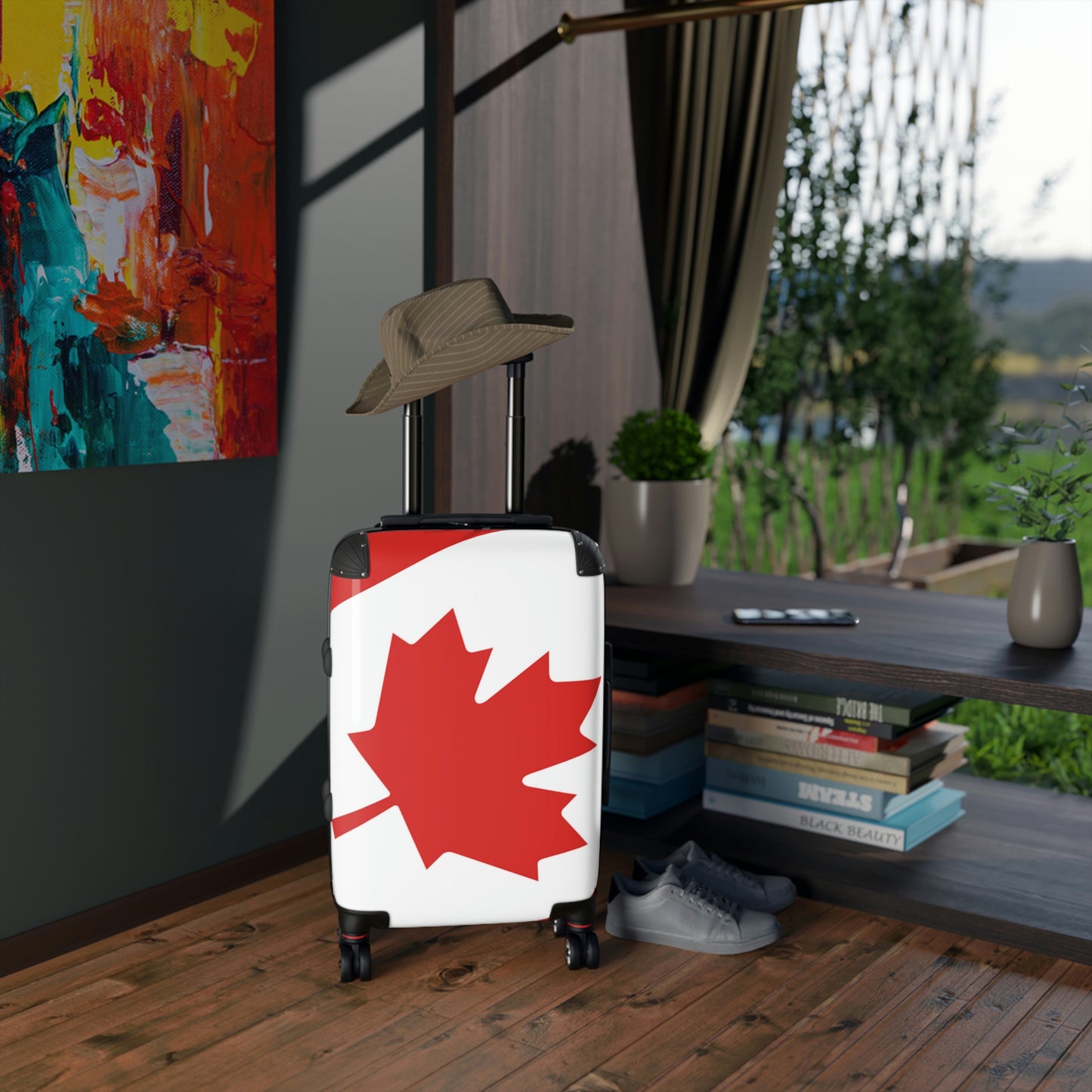 The Native Suitcase - Canada Maple Leaf
