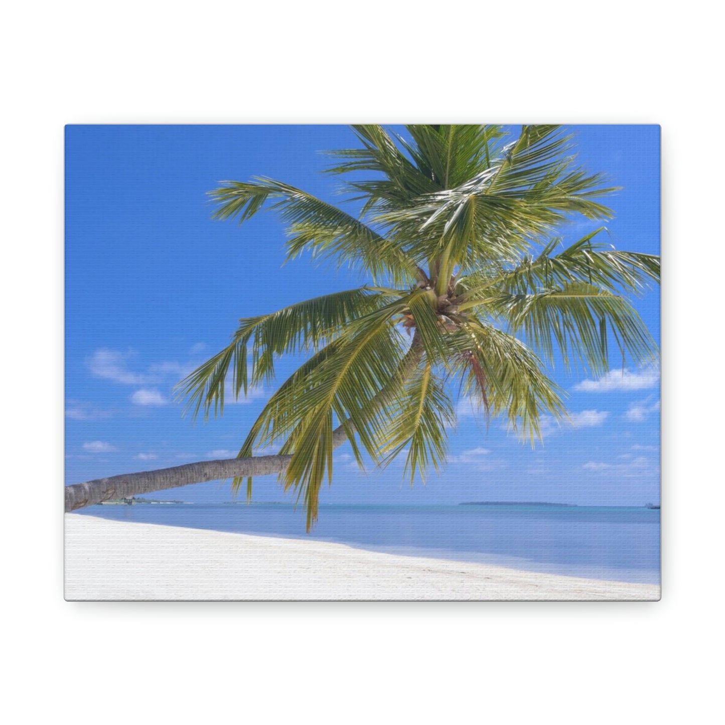 Maldives Island Paradise Wall Canvas Print - The Trip Window
