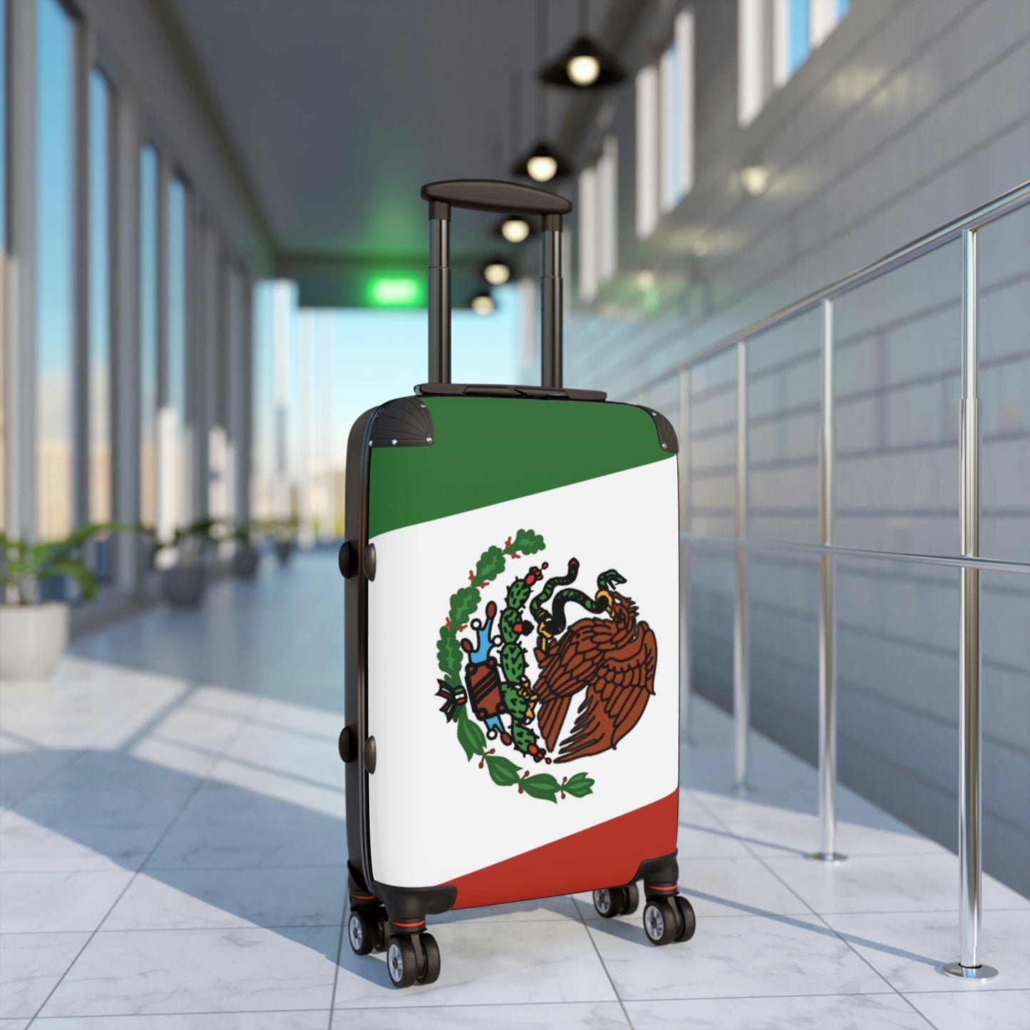 The Native Suitcase - Mexico Flag