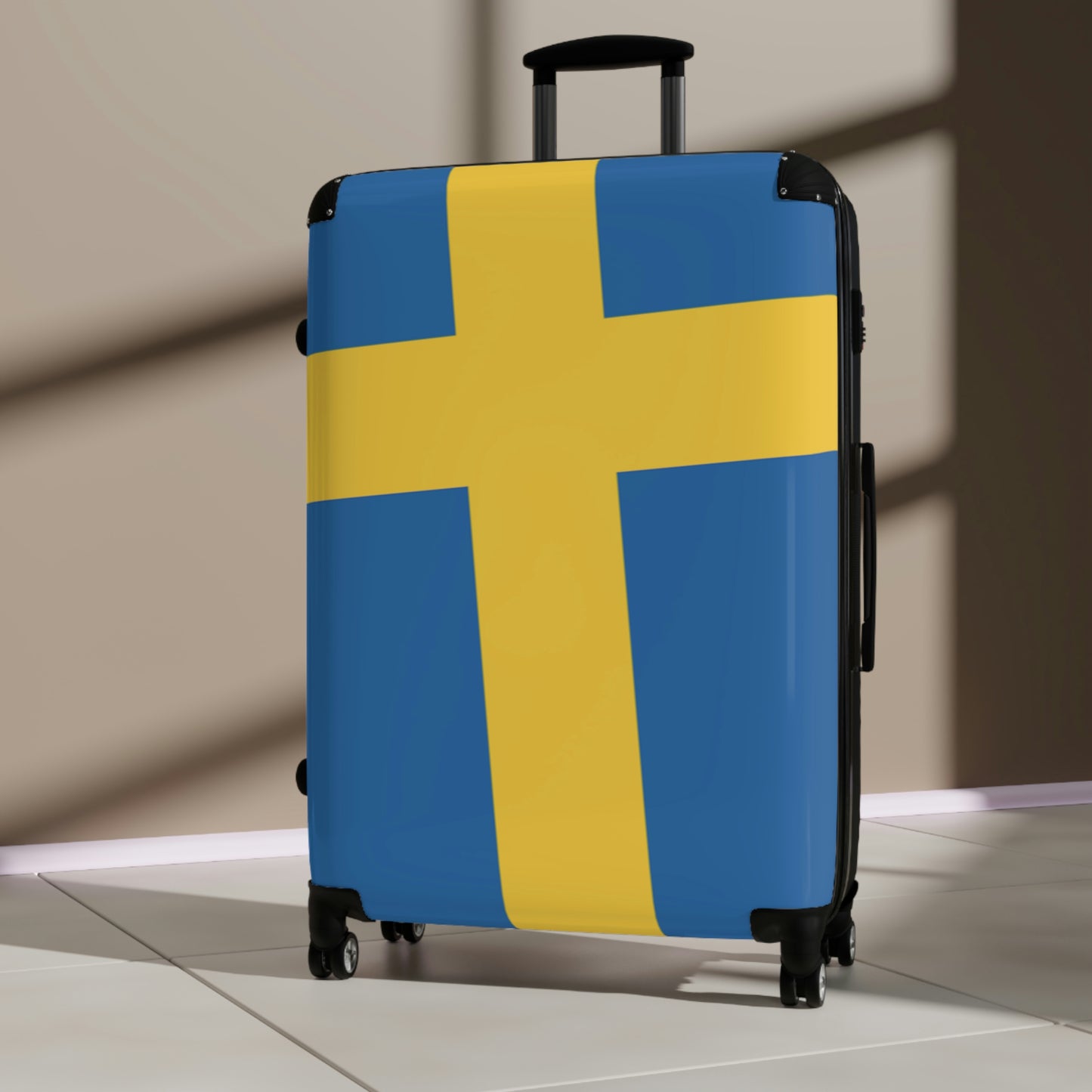 The Native Suitcase - Swedish Flag