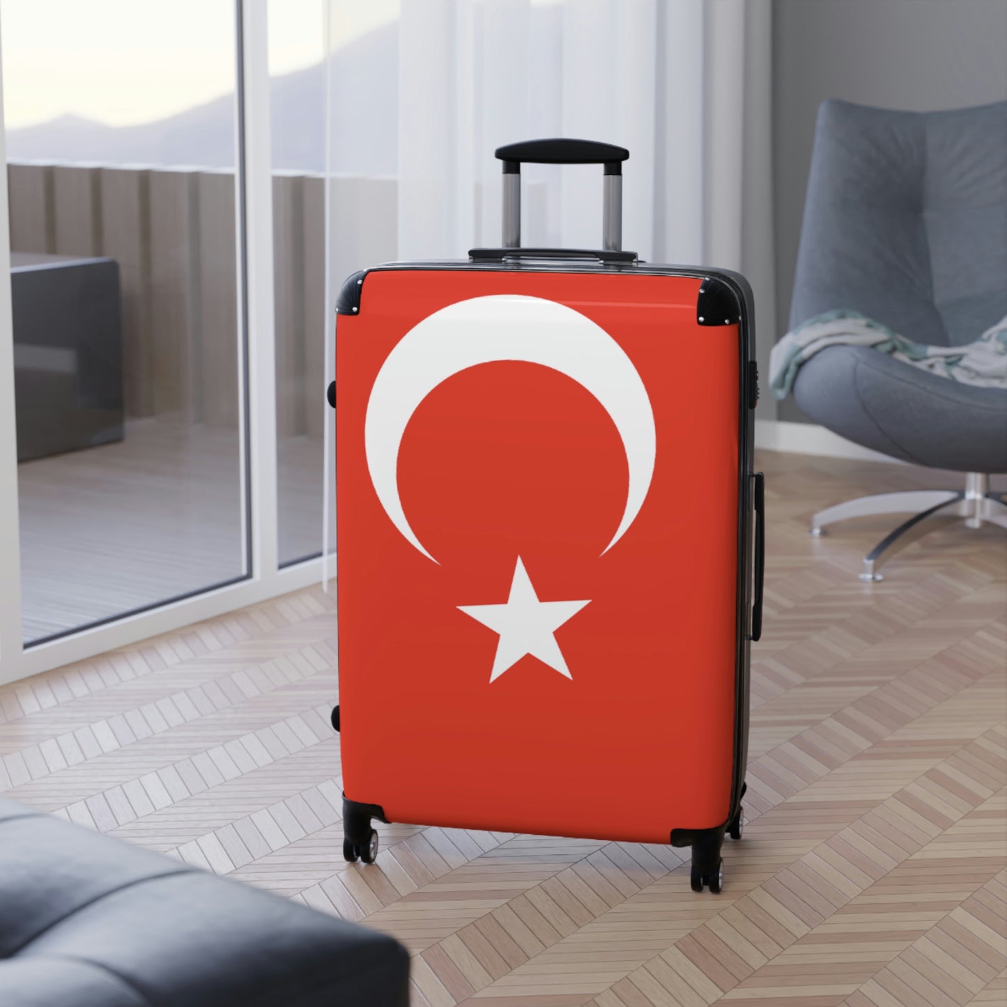 The Native Suitcase - Turkey Flag
