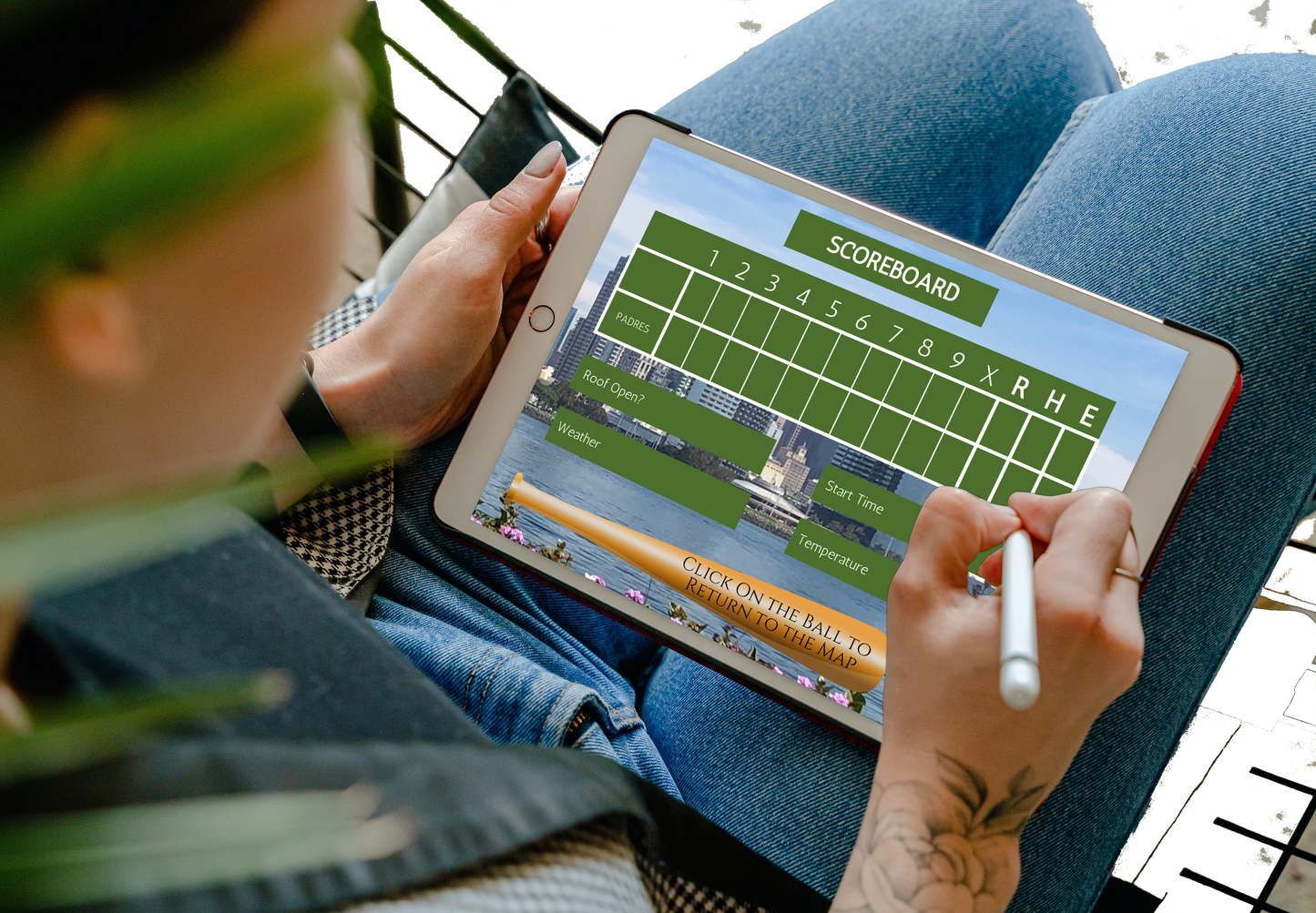 Baseball Stadium Bucket List Map, Trip Journal, Digital Planner and Game Journal
