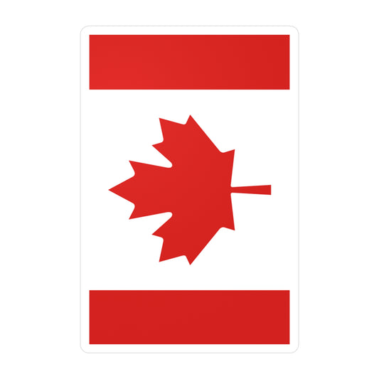 Canada Flag Kiss-Cut Vinyl Decals
