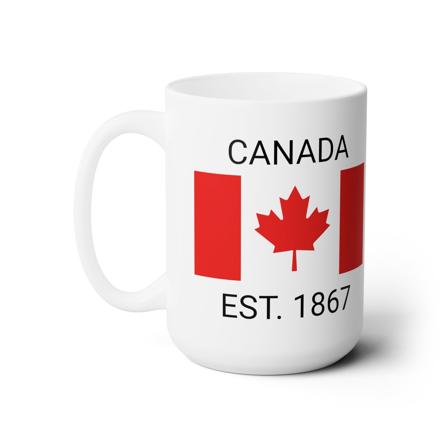 The Native Ceramic Mug 15oz - Canada Maple Leaf Collage