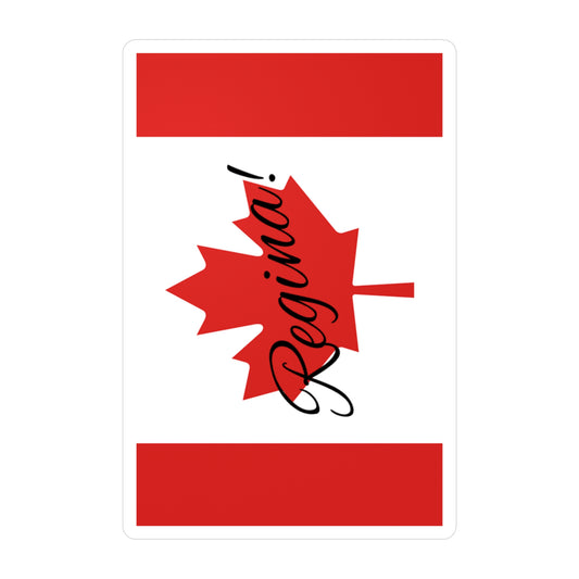 Regina! Canada Flag Kiss-Cut Vinyl Decals