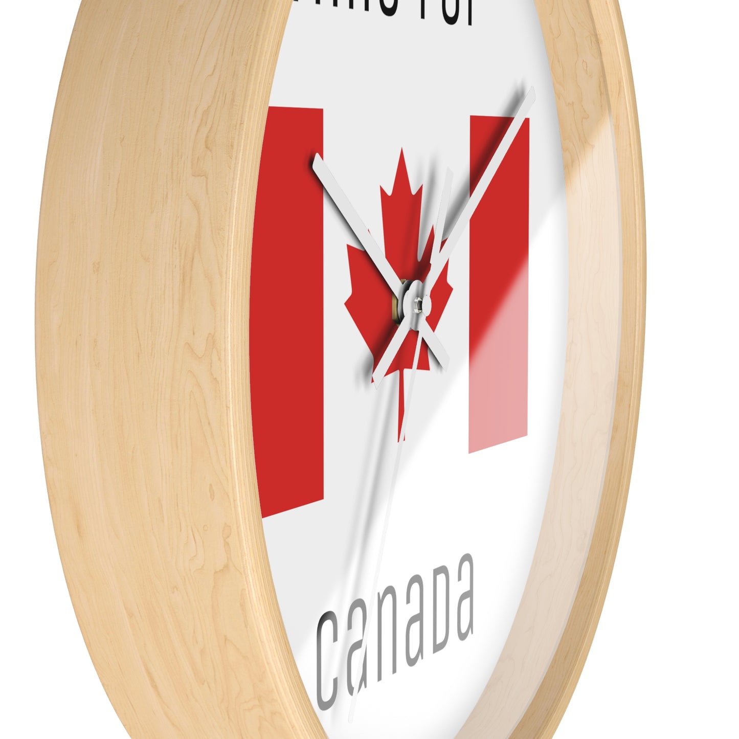 It's Time For Canada Wall Clock