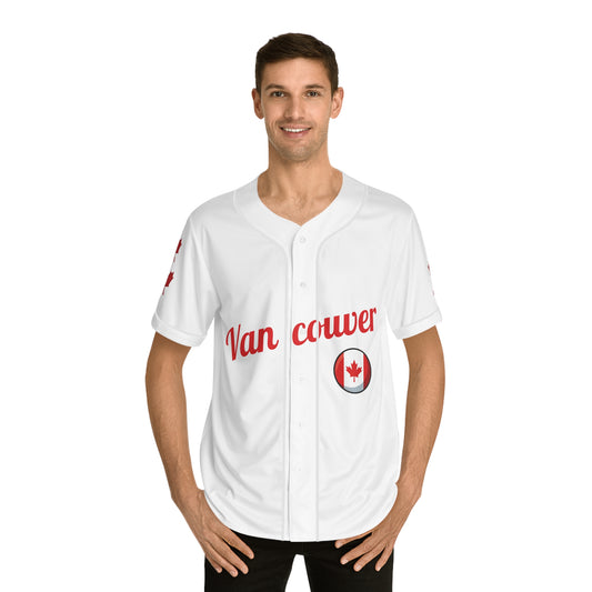 Personalized Vancouver Canada Men's Baseball Jersey