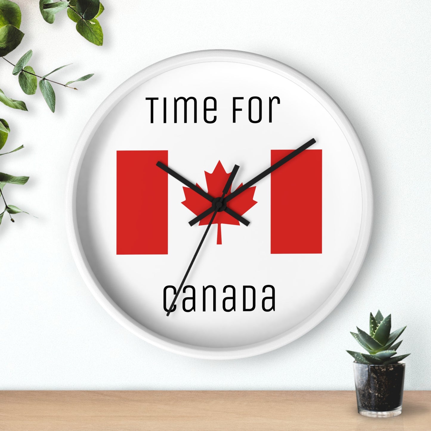 It's Time For Canada Wall Clock