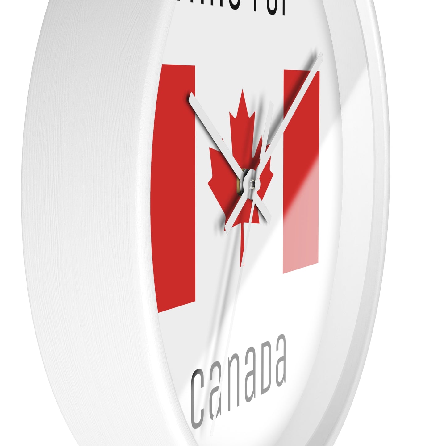 It's Time For Canada Wall Clock