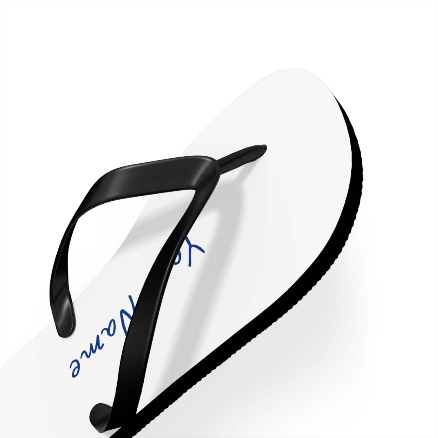 Personalized Name and Country Beach, Pool, Walking and Casual Flip Flops - Select Country and Have Your Name Printed