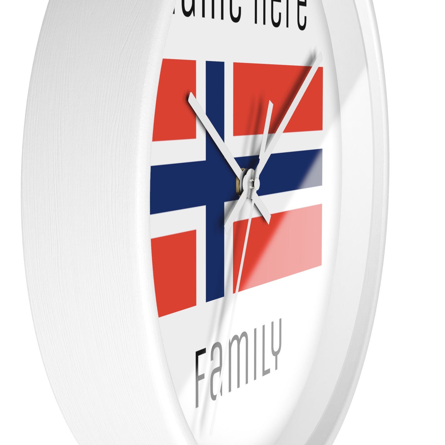 Personalize Your Norway Wall Clock