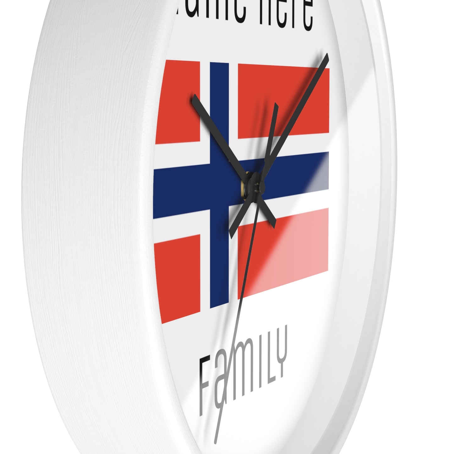 Personalize Your Norway Wall Clock